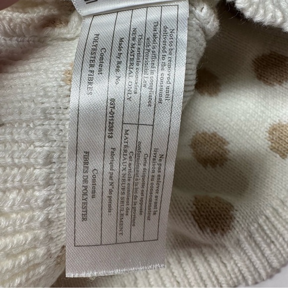 New Gymboree Hat Month Fairy Tale Forest Oh Deer Fawn Beanie Polka Dot 4T 5T - Picture 5 of 6